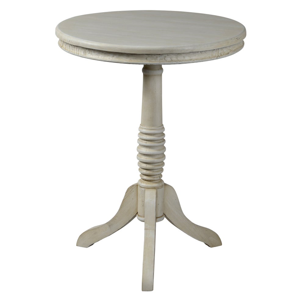 Eda Side Table White & Natural main image 1