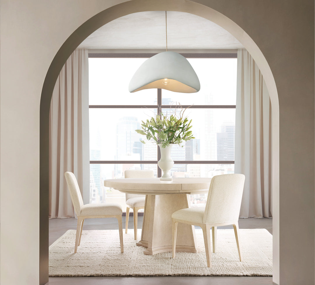 Westwood Round Dining Table with One 20-inch Leaf