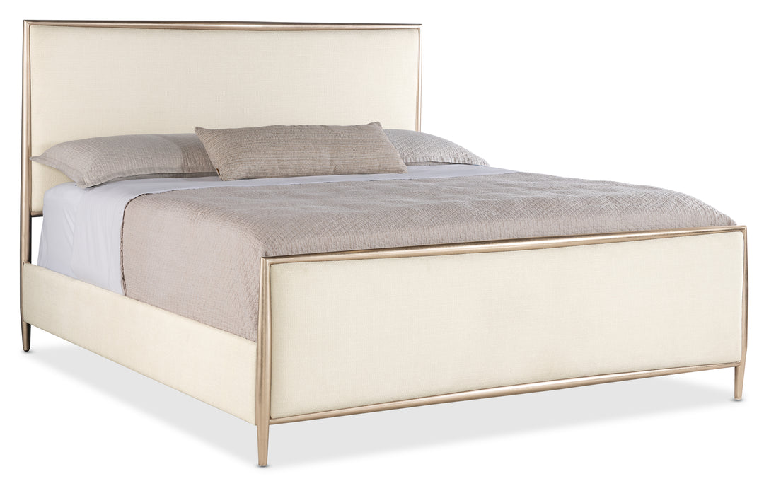 Westwood Queen Upholstered Metal Bed