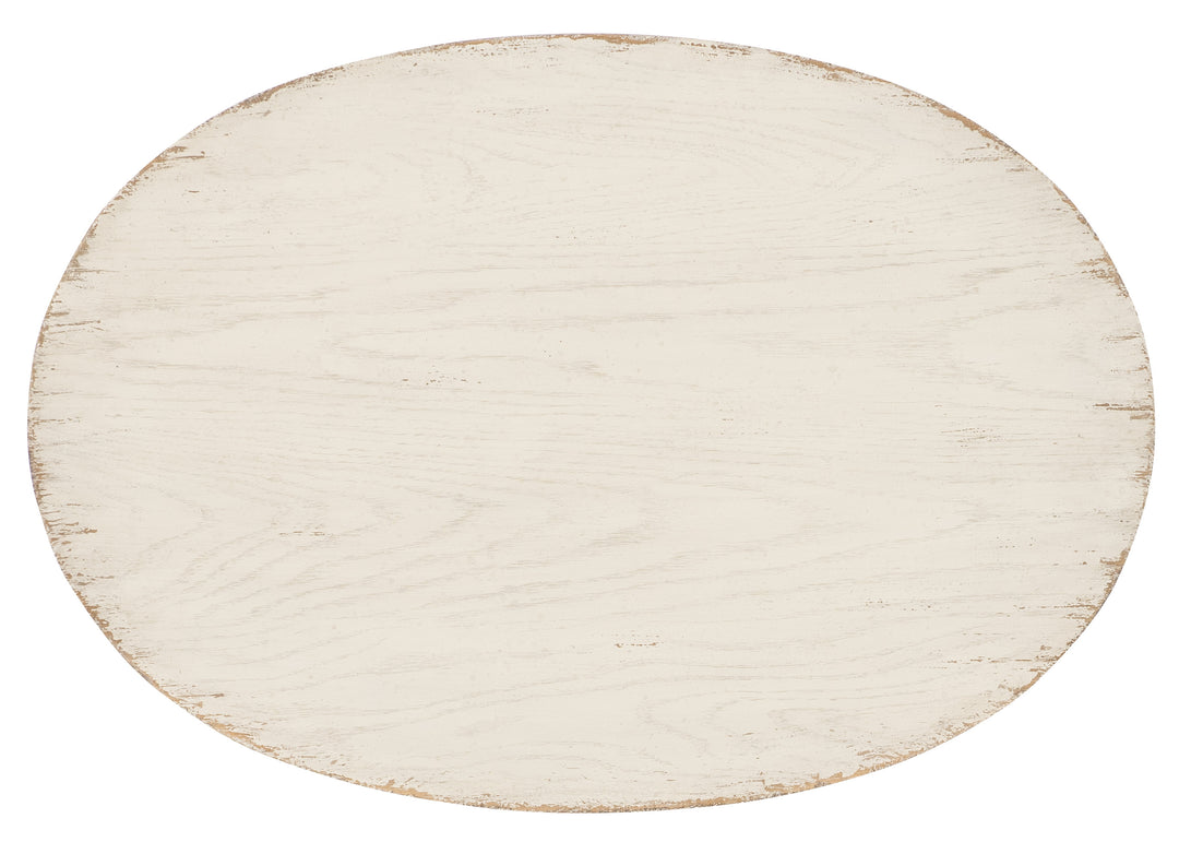 Americana One-Drawer Oval Nightstand