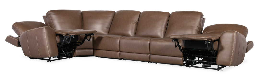 Torres 6 Piece Sectional with Power Recline & Power Headrest