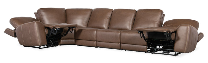 Torres 6 Piece Sectional with Power Recline & Power Headrest