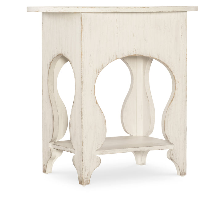 Americana One-Drawer Oval Nightstand