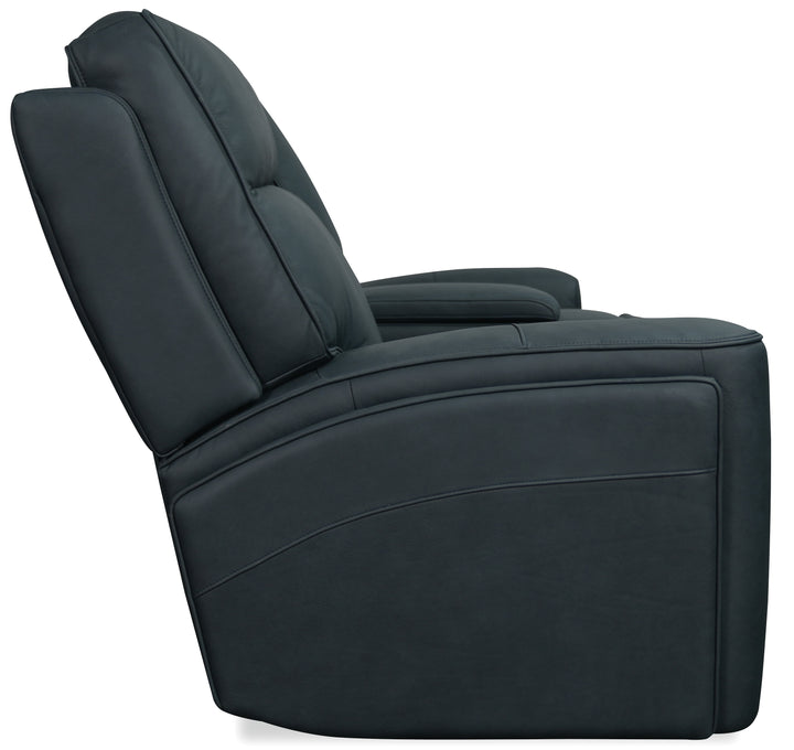 Riverton Power Gliding Console Loveseat with Power Headrest/Lumbar