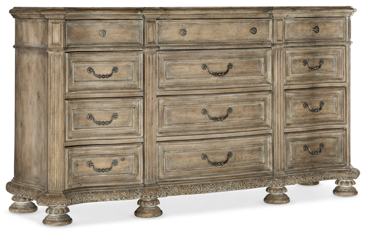 Castella Twelve Drawer Dresser