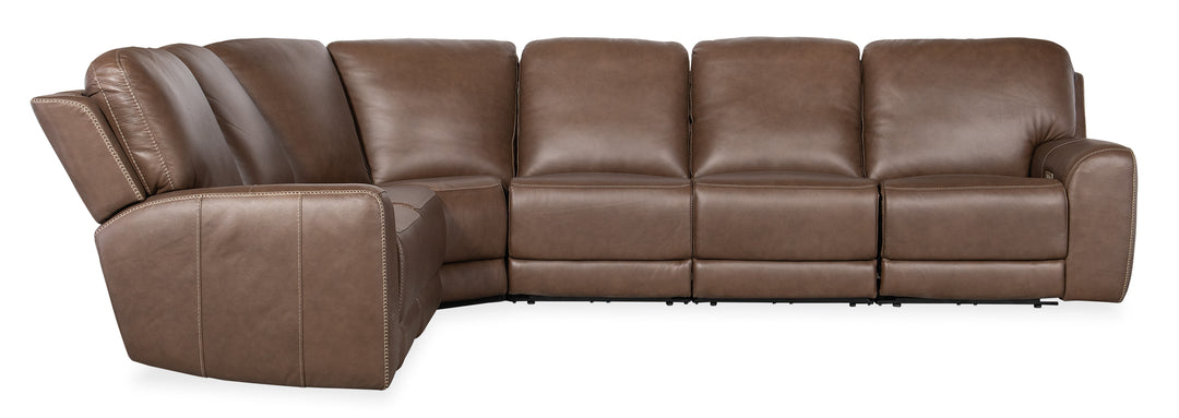 Torres 6 Piece Sectional with Power Recline & Power Headrest