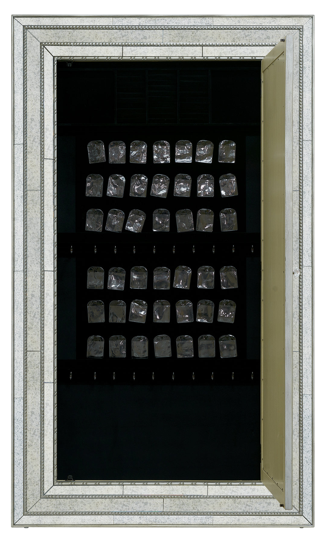 Melange Glamour Floor Mirror withJewelry Armoire Storage