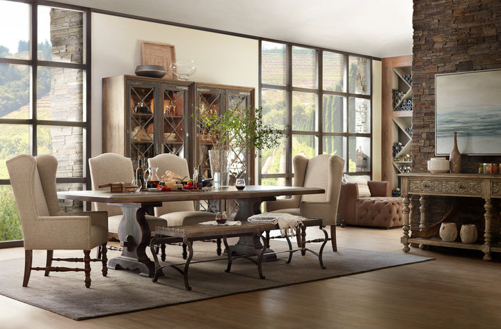 Bandera 86in Table with 2-18in Leaves