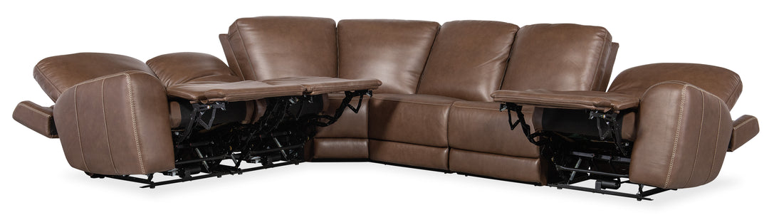 Torres 6 Piece Sectional with Power Recline & Power Headrest