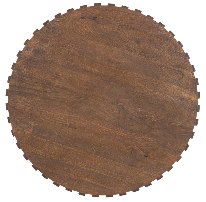 Commerce and Market Gears Round Cocktail Table