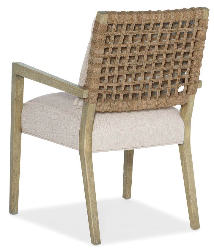 Surfrider Woven Back Arm Chair