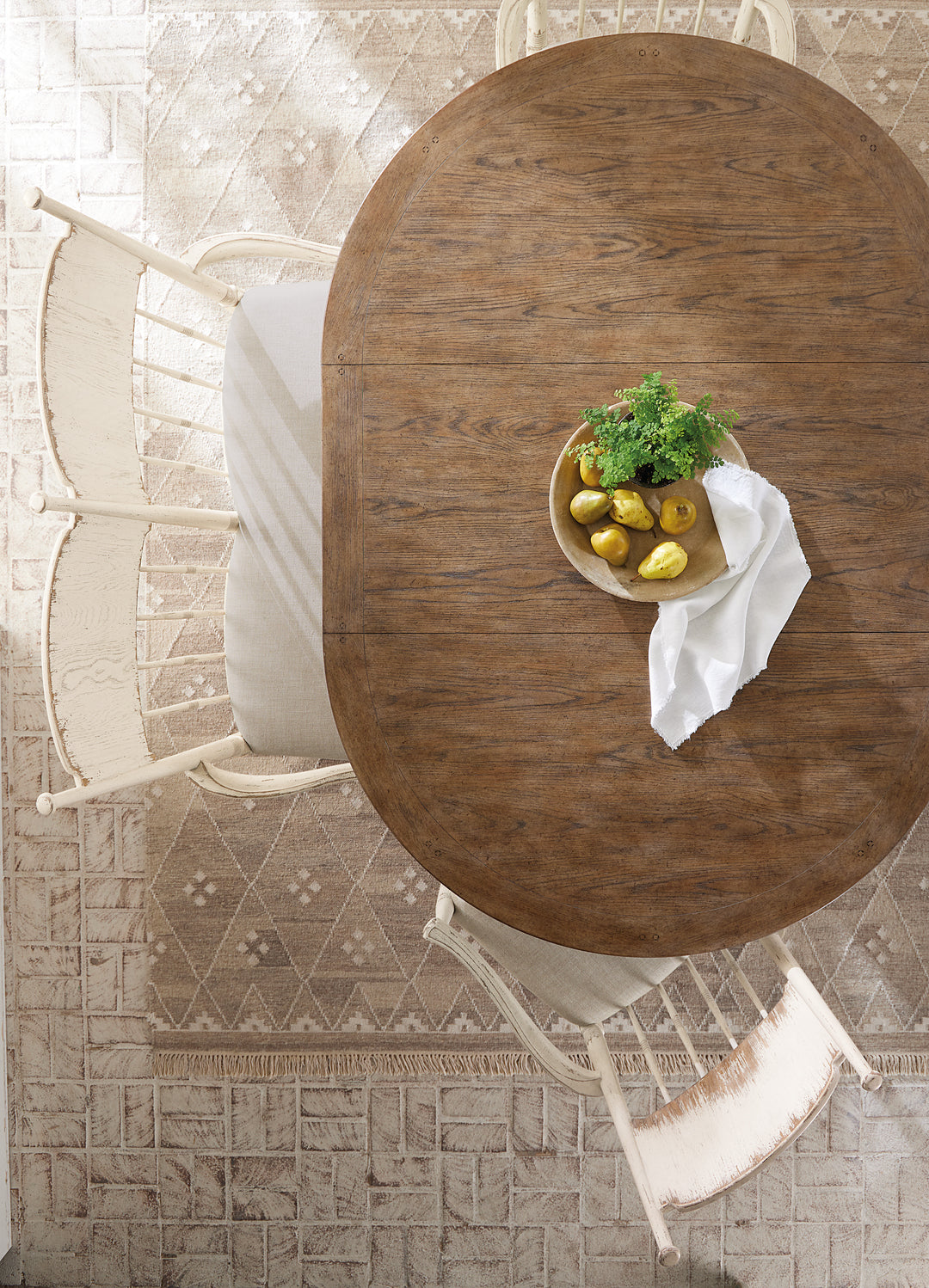 Americana Upholstered Seat Arm Chair