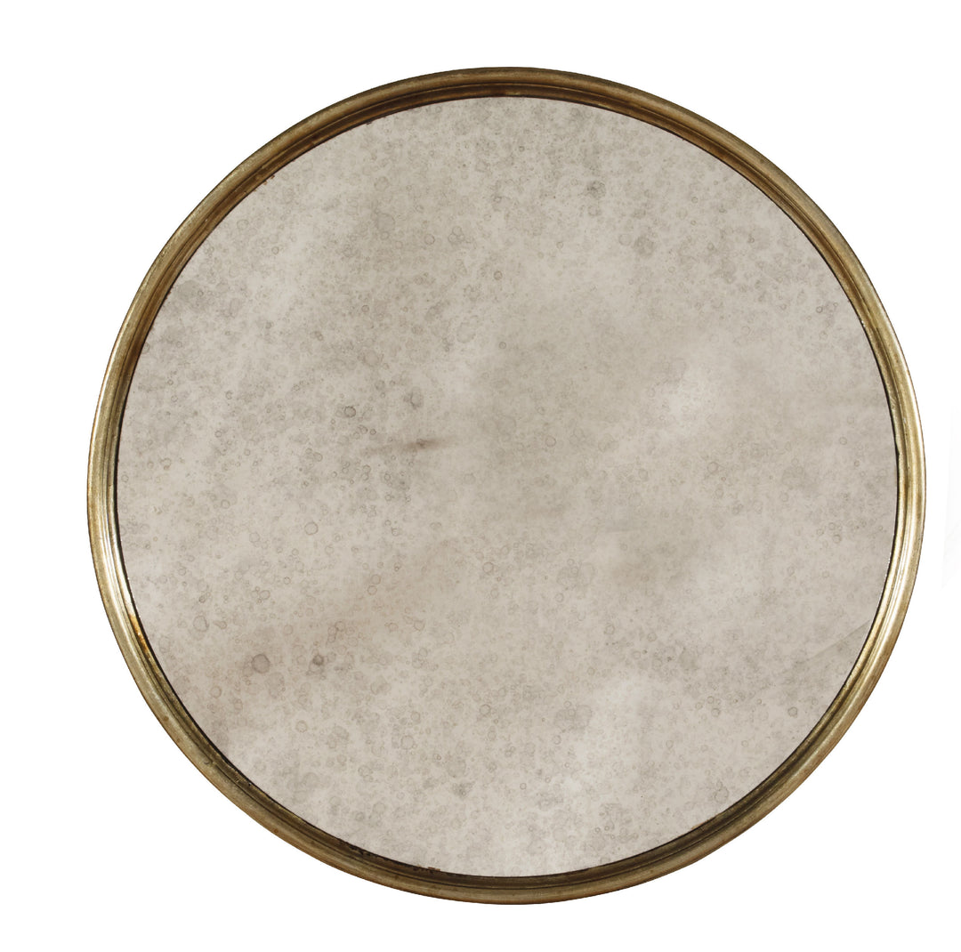 Sanctuary Round Mirrored Accent Table - Visage