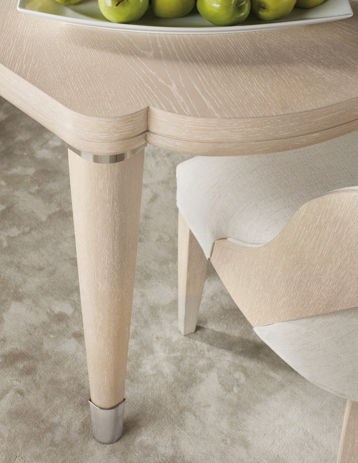 Nouveau Chic Rectangle Dining Table with 1-22in Leaf