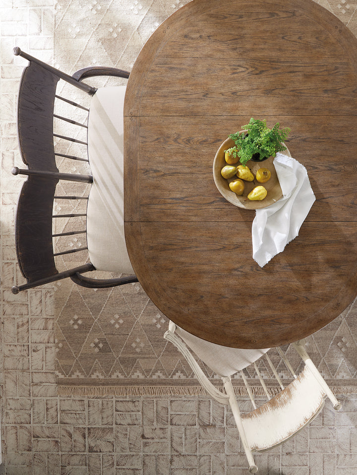 Americana Upholstered Seat Arm Chair