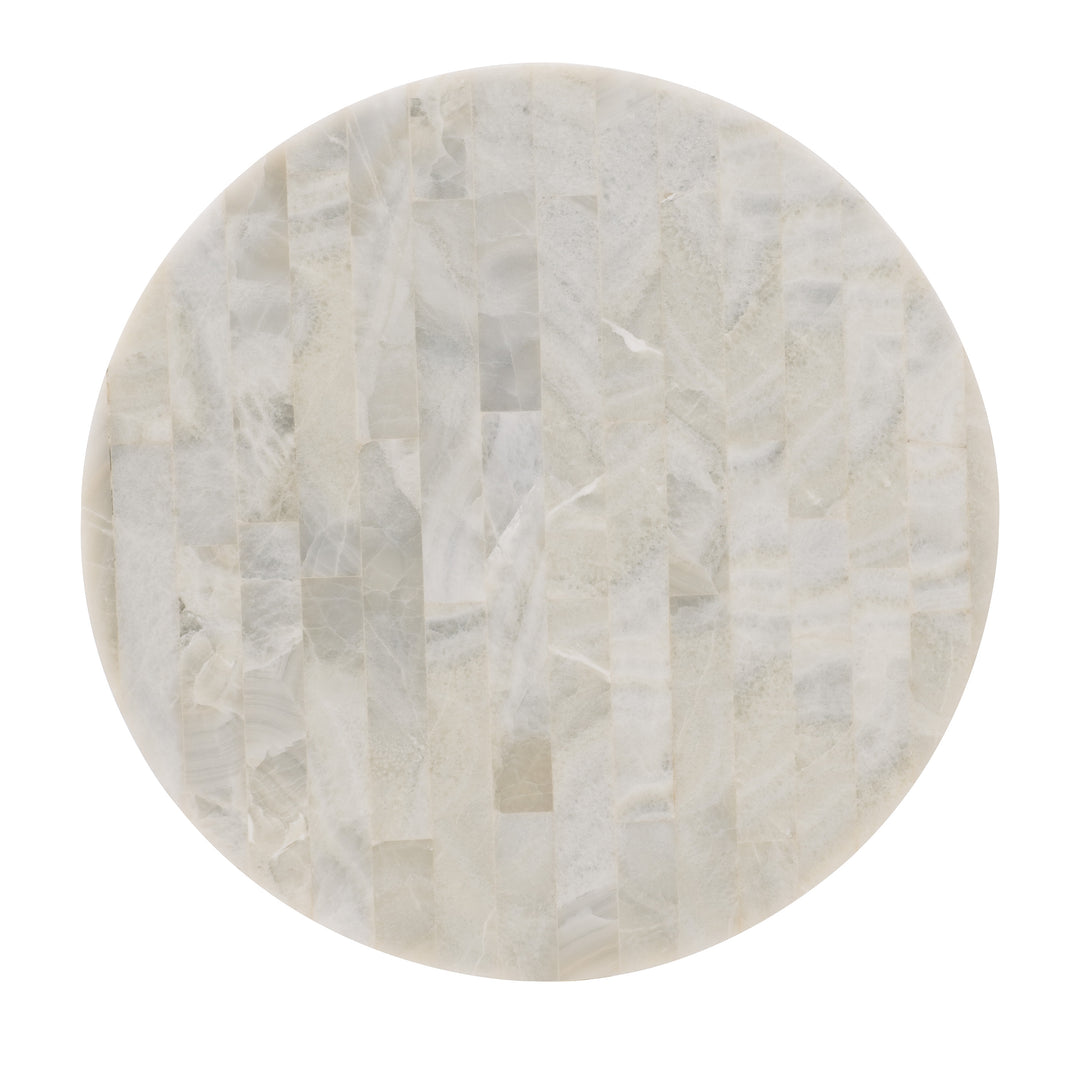 Melange Corrina Round Lamp Table