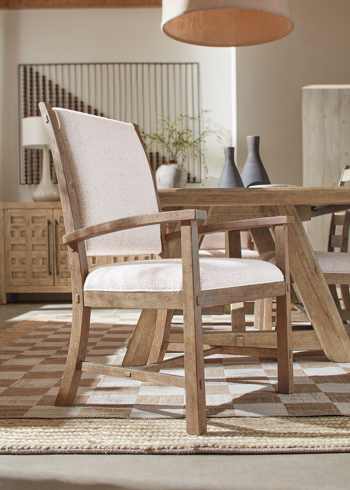 Vineyard Row Post Back Upholstered Arm Chair