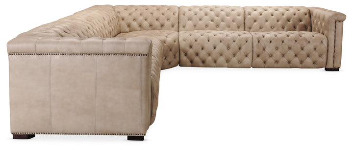 Savion Grandier 5-Piece Sectional with Power Recline & Power Headrest