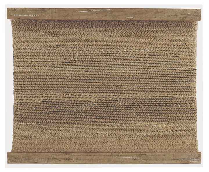 Melange Lenny Woven End Table