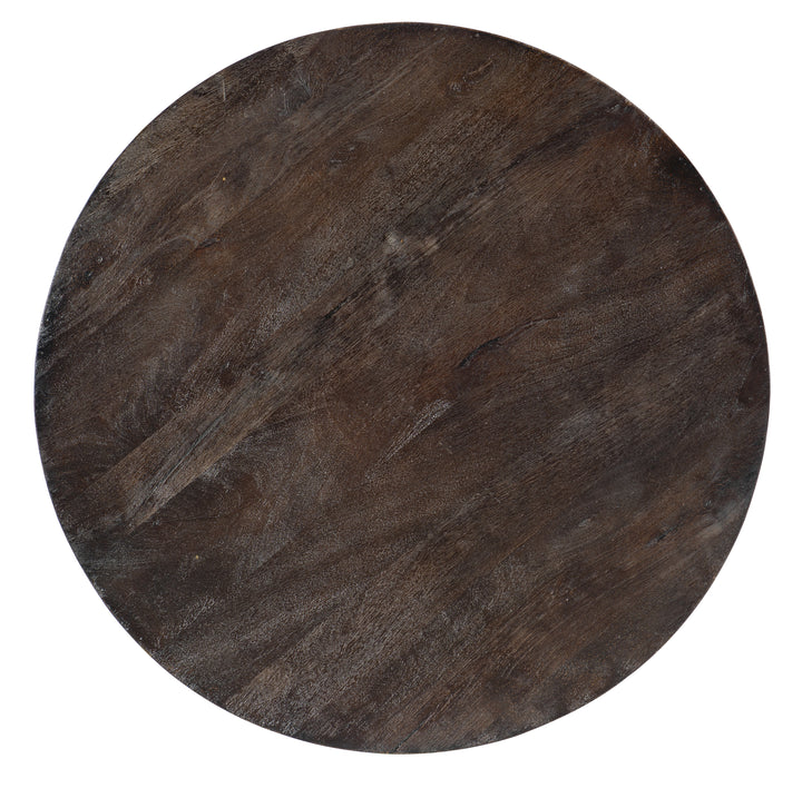 Commerce & Market Carved Round Cocktail Table