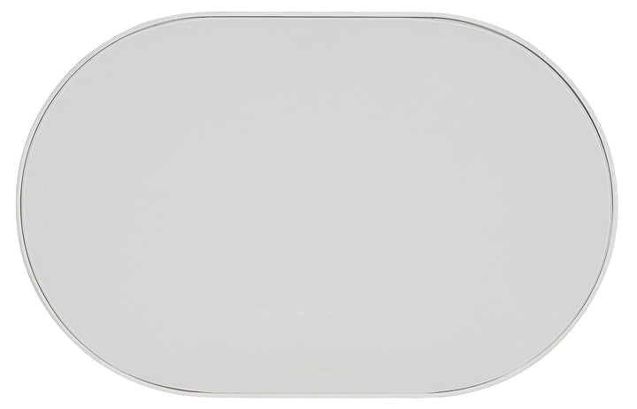 Melange On the Bright Side Oval End Table