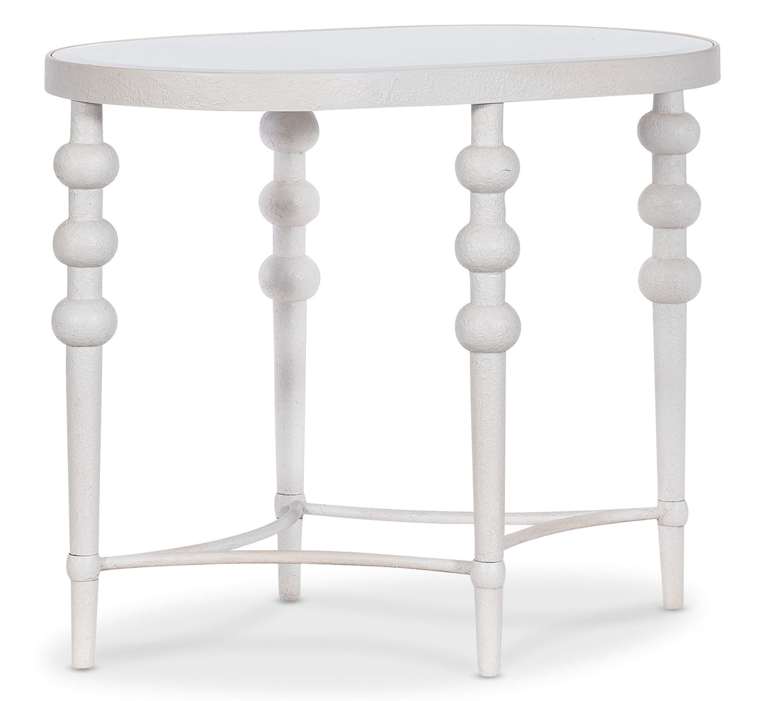 Melange On the Bright Side Oval End Table