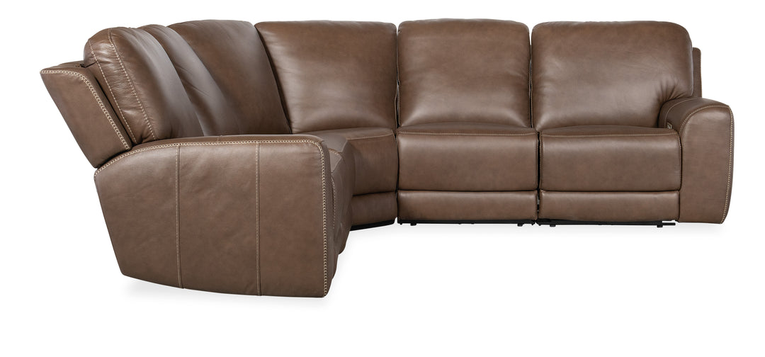 Torres 5 Piece Sectional with Power Recline & Power Headrest