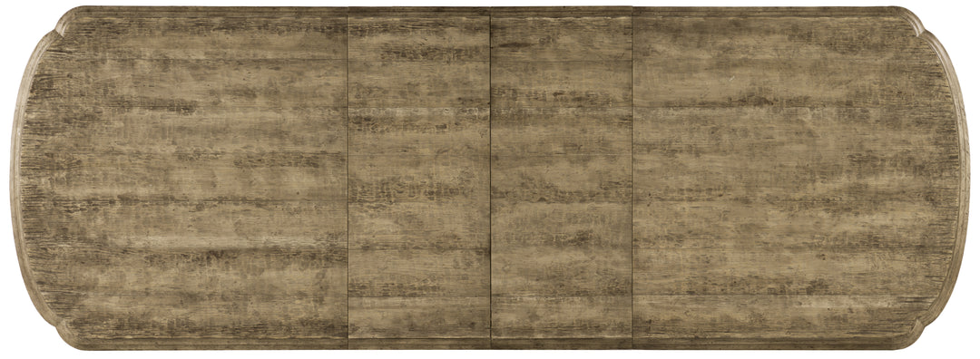 La Grange Le Vieux 86in Double Pedestal Table with 2-18in Leaves