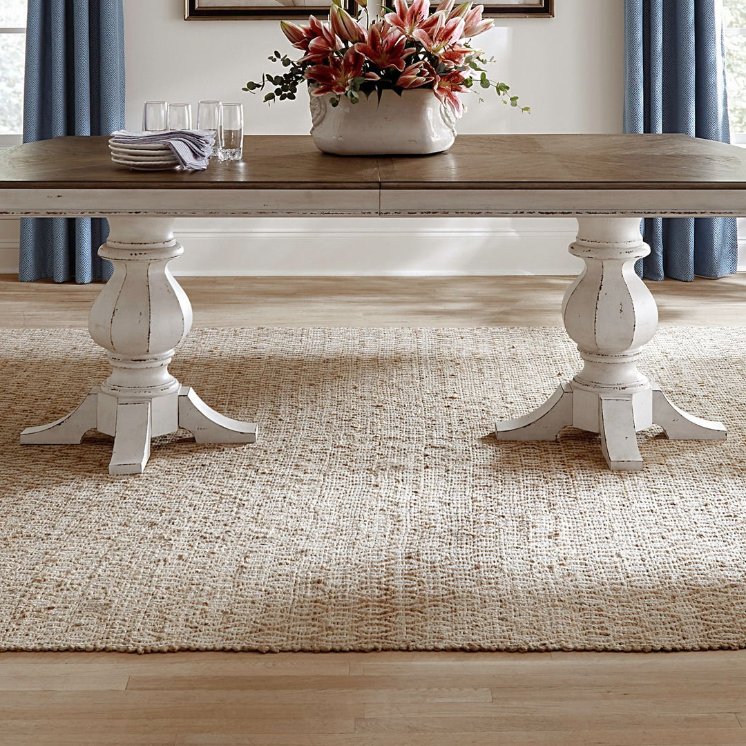 Magnolia Manor Double Pedestal Table Base