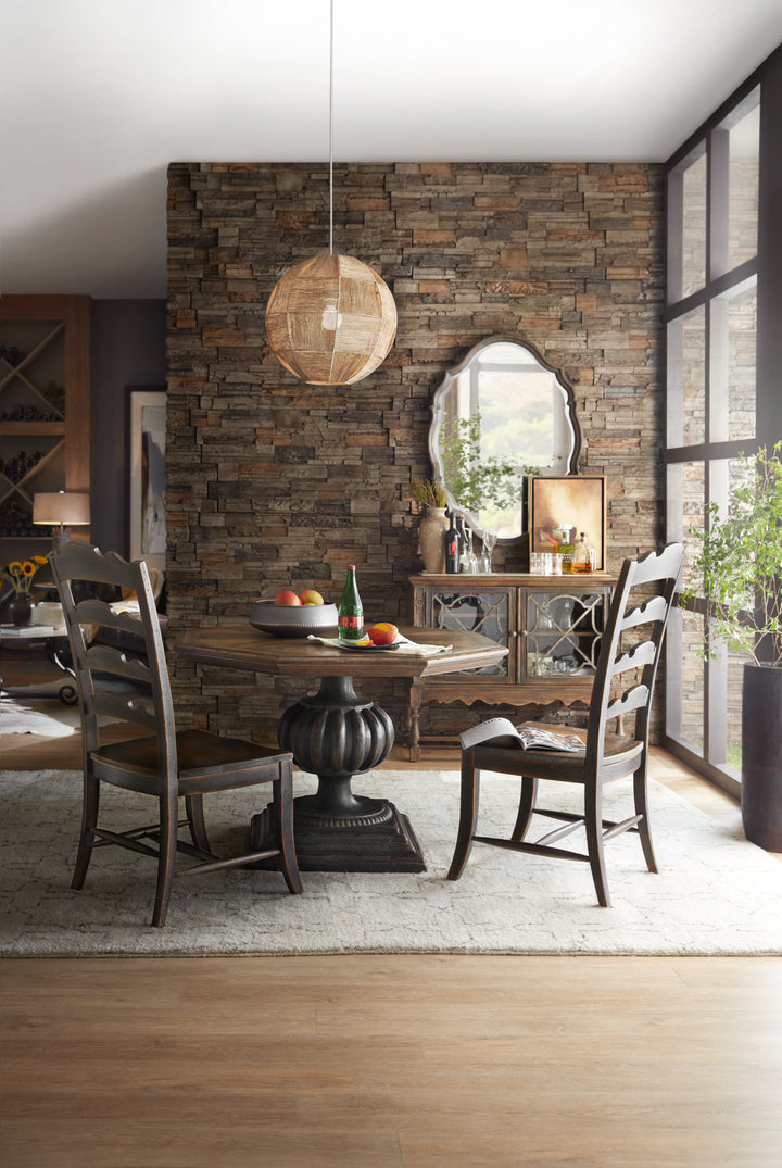 Hill Country Twin Sisters Ladderback Side Chair