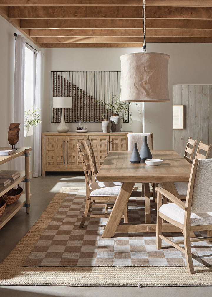 Vineyard Row Post Back Upholstered Arm Chair