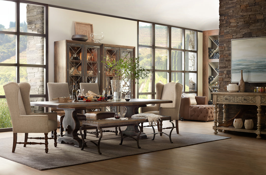 Bandera 86in Table with 2-18in Leaves