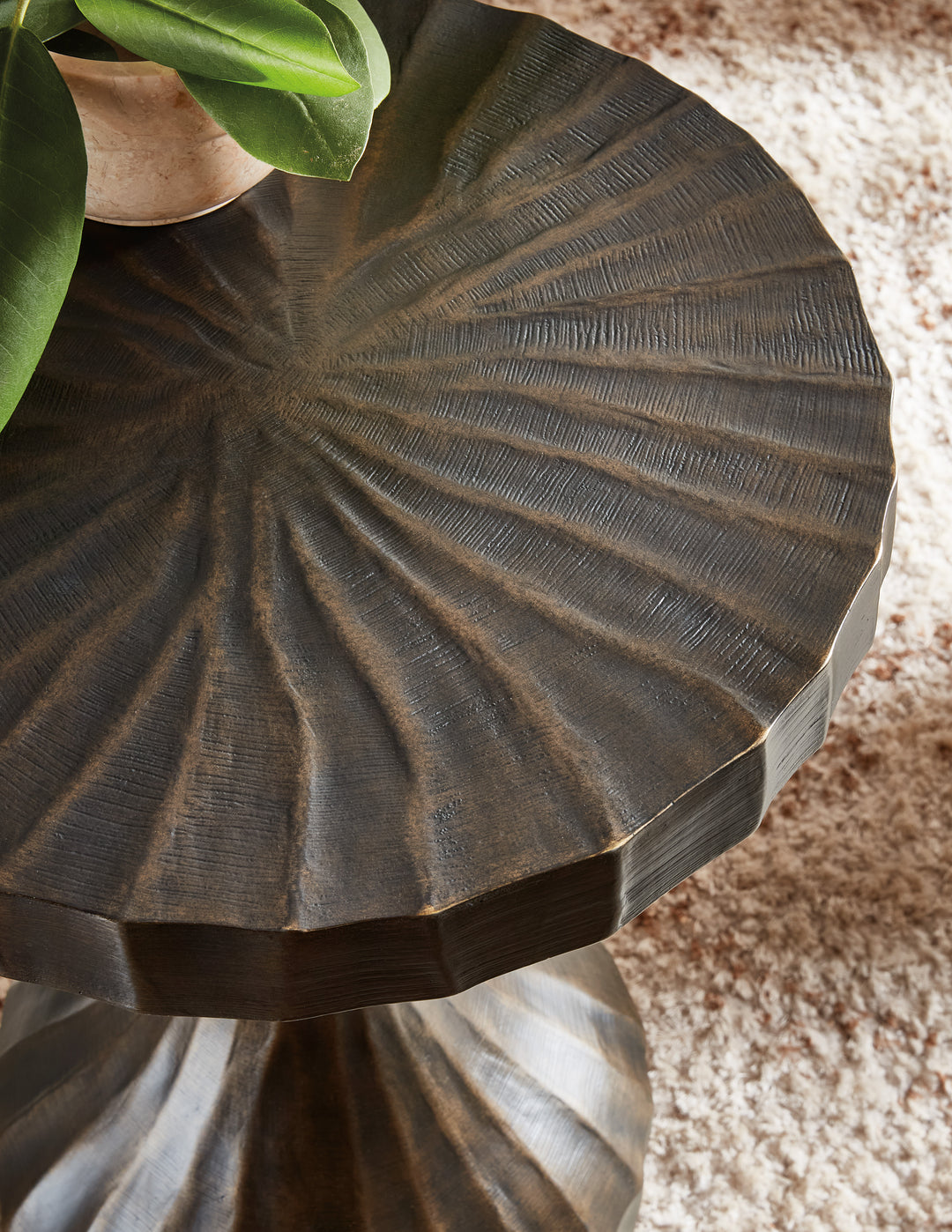 Commerce and Market Ferrous Accent Table