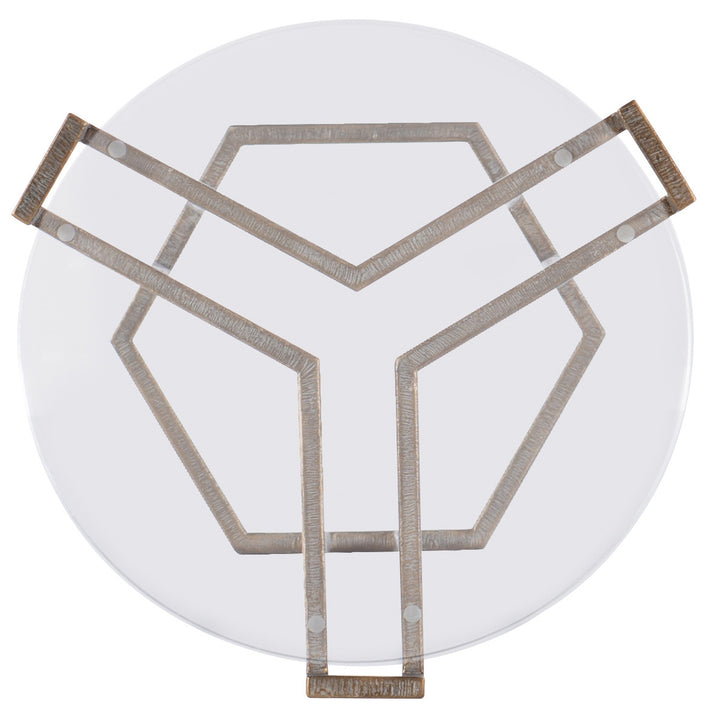 Melange Grove Round End Table