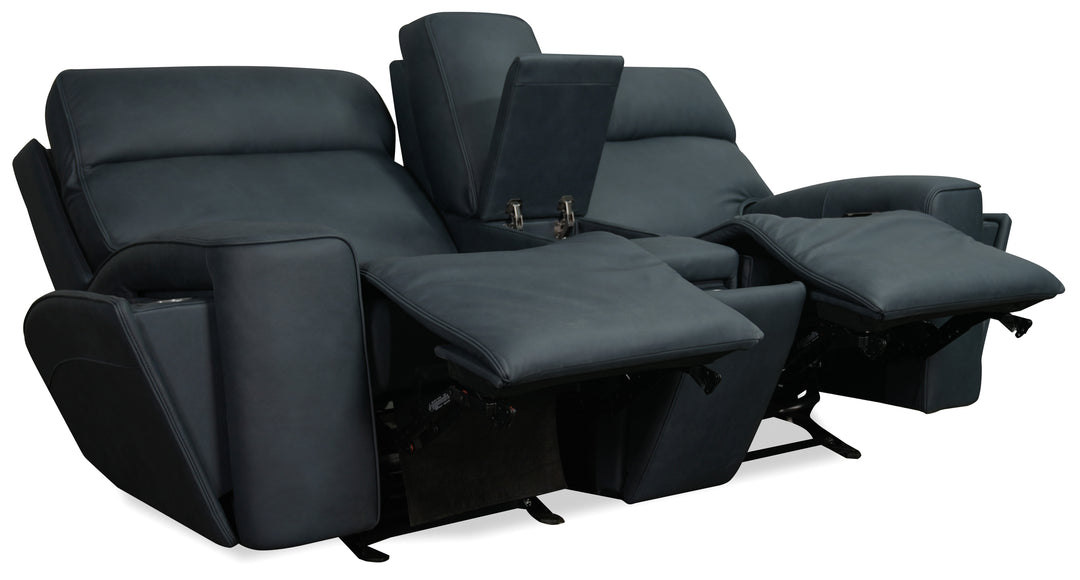 Riverton Power Gliding Console Loveseat with Power Headrest/Lumbar