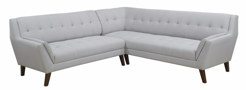 2pc Sectional-lsf Sofa-rsf Corner Sofa-cement