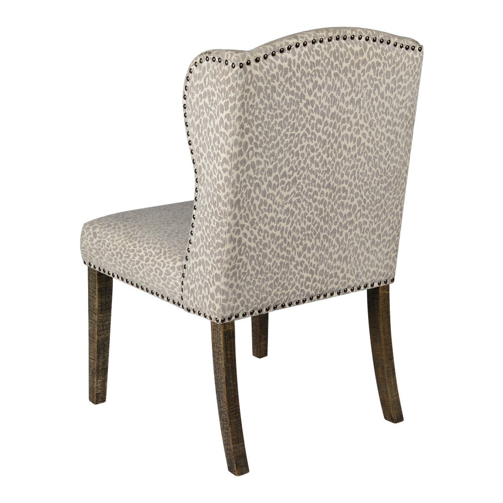Savannah Dining Chair (Snow Leopard)