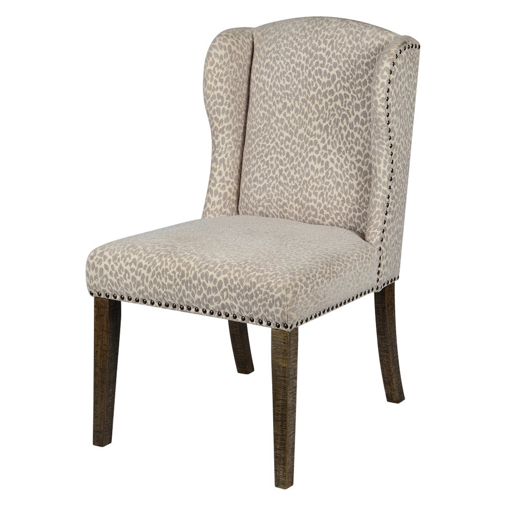 Savannah Dining Chair (Snow Leopard)