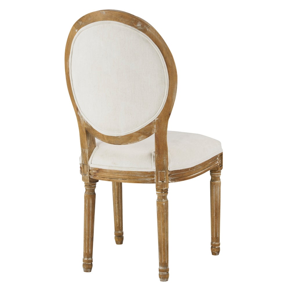 Meg Tufted Side Chair (Washable White)