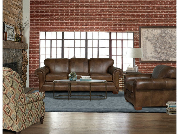1435LSR Monroe Leather Sofa