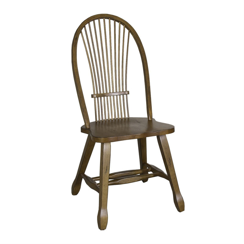 Sheaf Back Side Chair - Oak