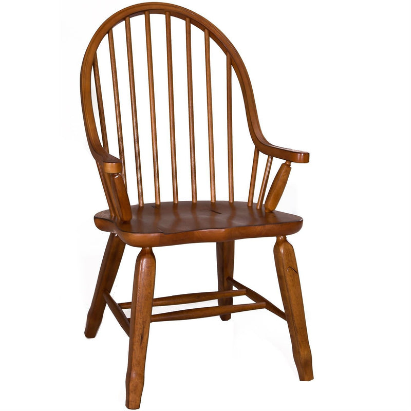 Bow Back Arm Chair - Oak