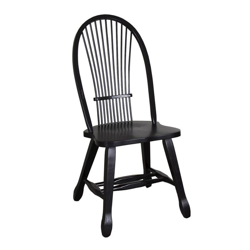 Sheaf Back Side Chair - Black