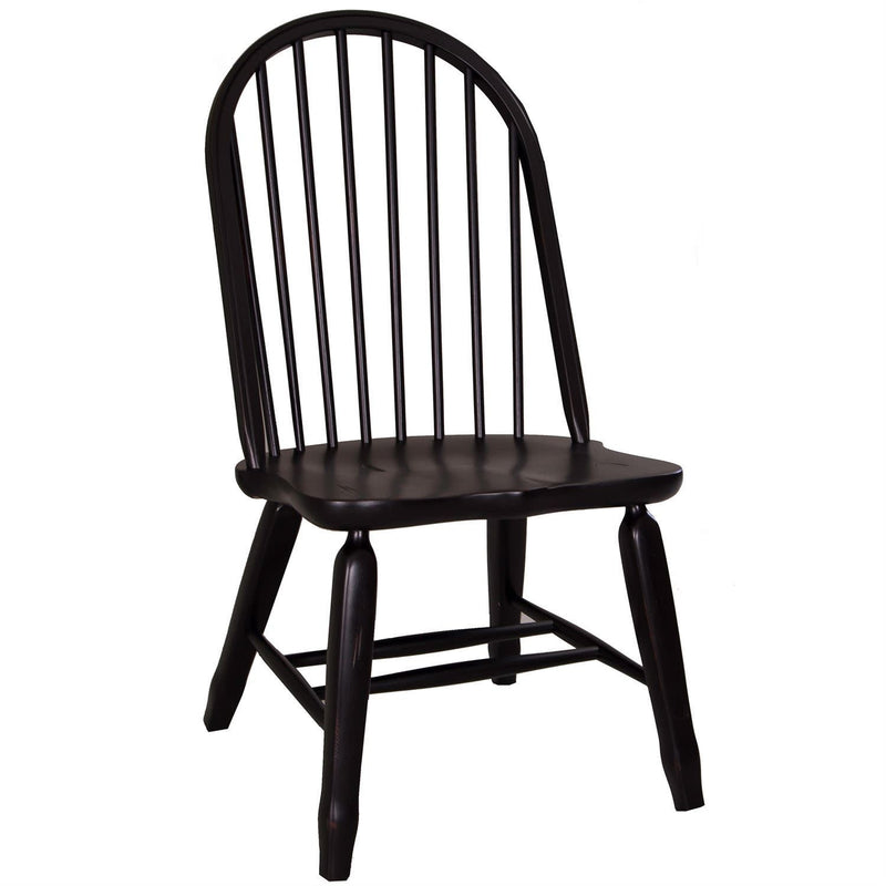 Bow Back Side Chair - Black