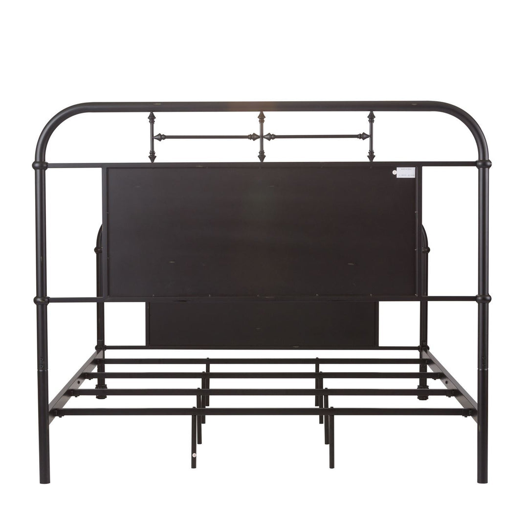 Vintage Series Queen Metal Bed - Black