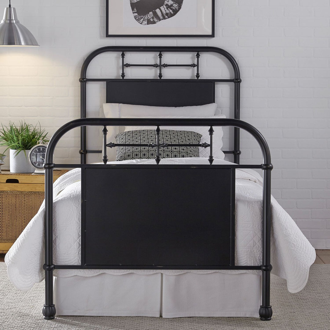 Vintage Series Full Metal Bed - Black