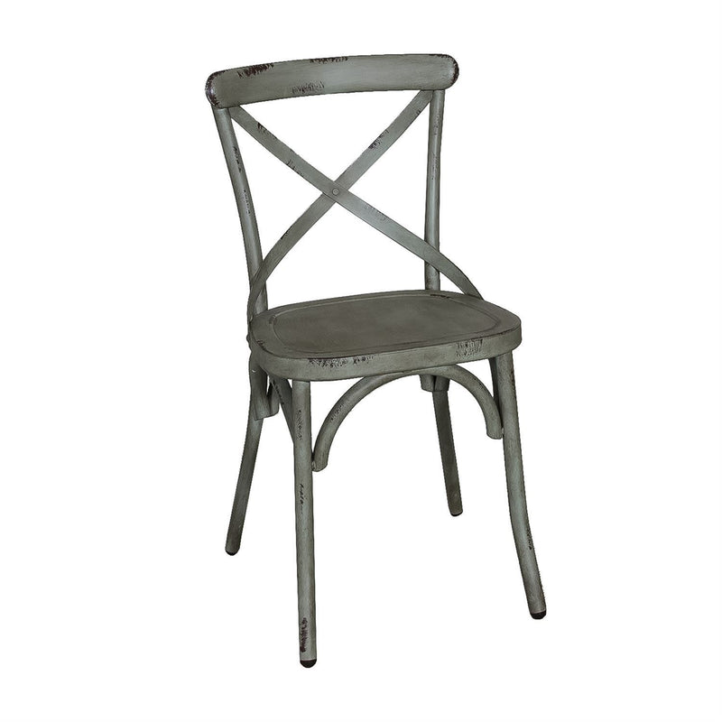 Vintage Series X Back Side Chair - Green