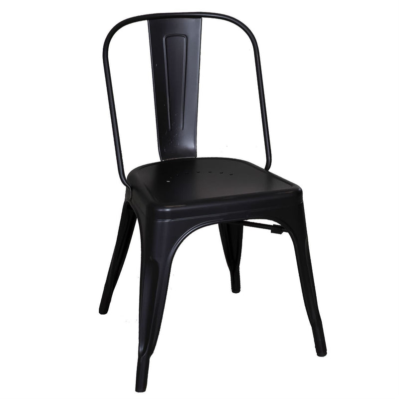 Vintage Series Bow Back Side Chair - Black
