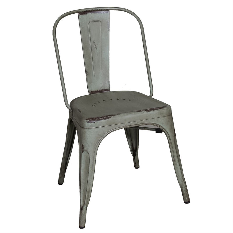Vintage Series Bow Back Side Chair - Green