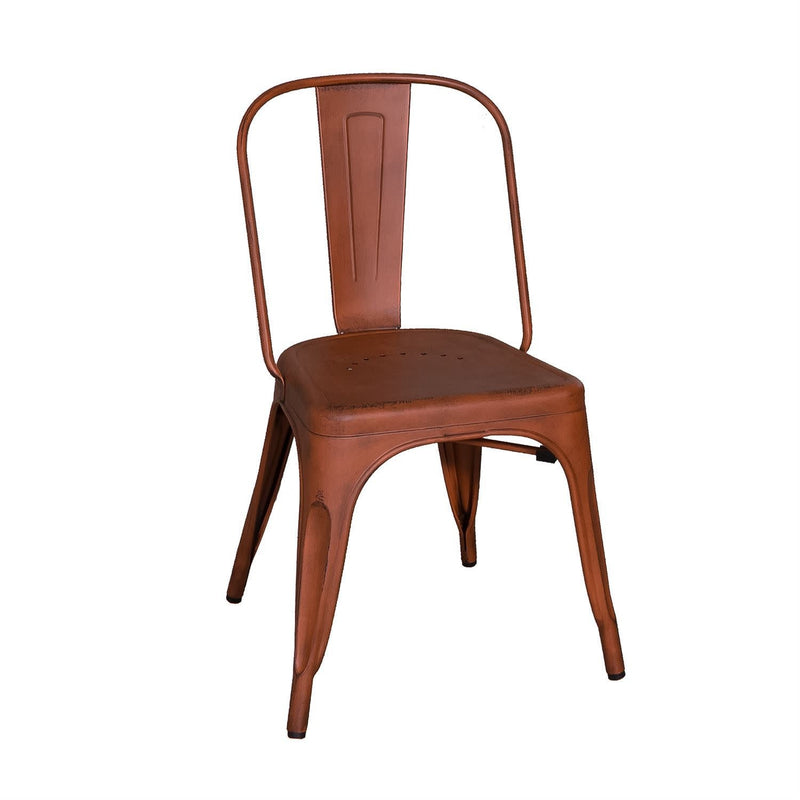 Vintage Series Bow Back Side Chair - Orange